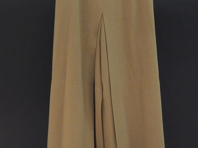 SONIA RYKIEL,  Ensemble de tailleur brun en laine (100%). Comprenant :
