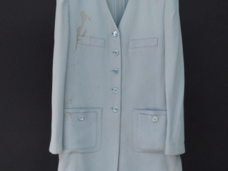 Vente aux enchères Sonia RYKIEL Veste bleu ciel en acétate (65%) et viscose (35%). Quatre