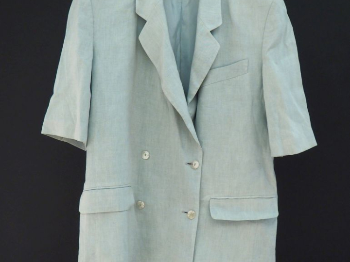 UNANYLE, de Georges RECH Veste croisée à manches courtes en lin (45%) 