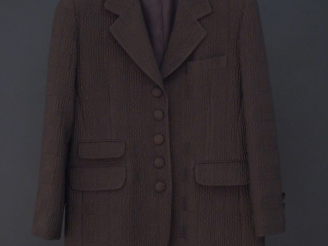 Vente aux enchères Georges RECH Veste marron en polyester (37%), acrylique (34%) et aceta