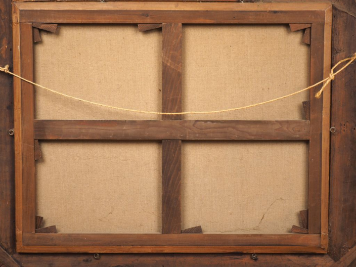 Juan de ARELLANO (d'après). "Corbeille fleurie". Huile sur toile. Dim.