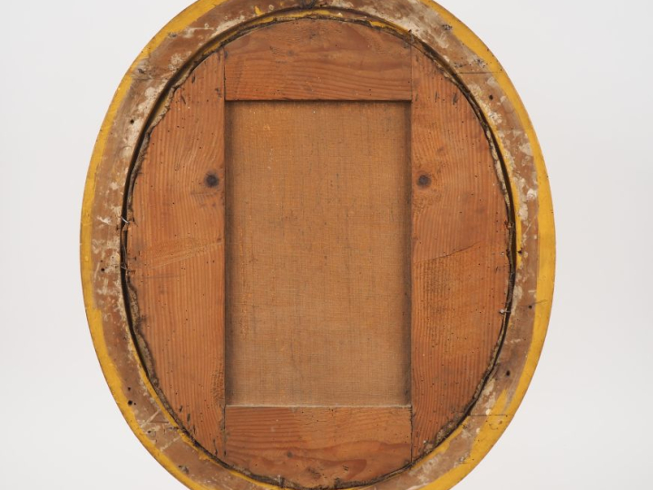 Ecole française fin XVIIIème début XIXème. "Portrait de jeune fille du