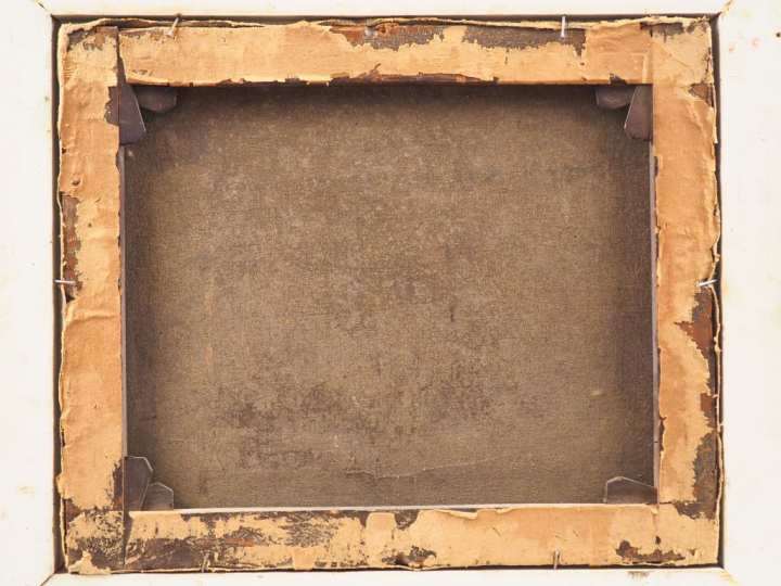 Ecole du nord début XIXème. "Ouverture des huitres dans l'arrière-cuis