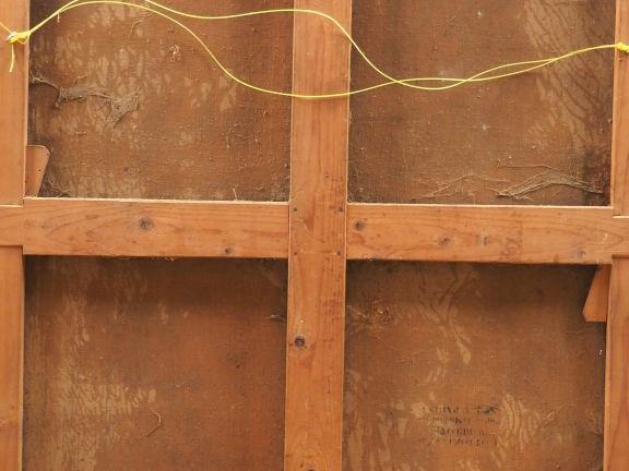 Luigi RUBIO. "Portrait de jeune fille à la robe de soie blanche". Gran