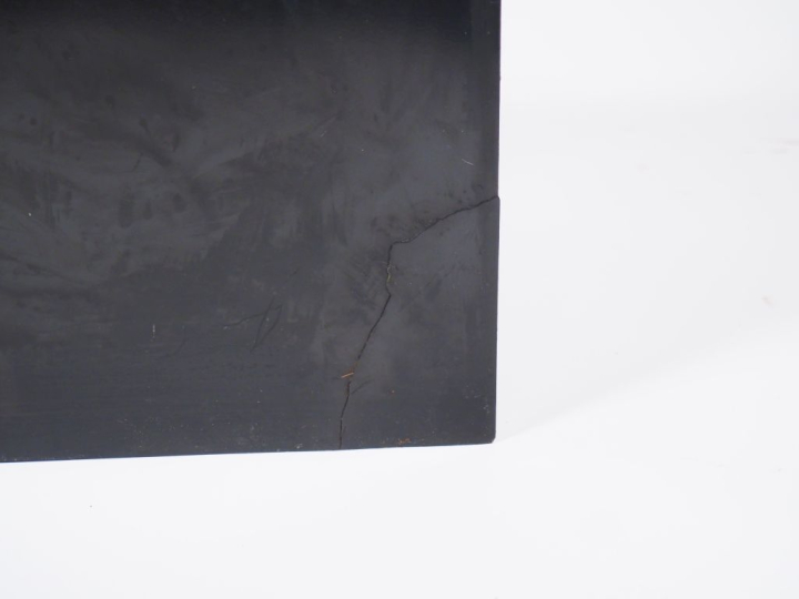 JANSEN. Lampadaire "palmier" en métal et bambou. H. 185 cm (petit acci