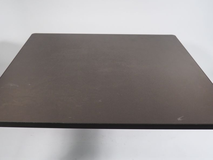 Charles EAMES. (d'après). Table de salle à manger en laque grise.  Dim