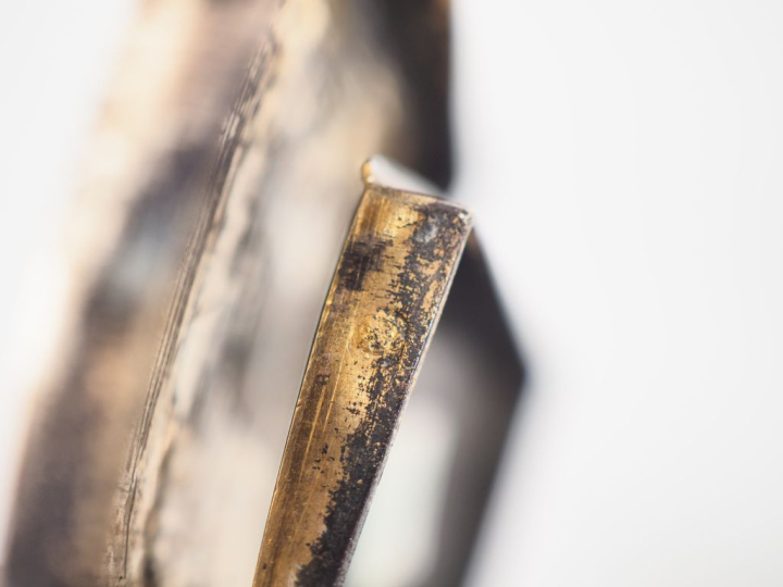 Ensemble comprenant :  - une tabatière en argent 925, poinçon Minerve,