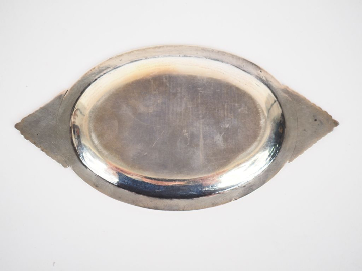 Présentoir à cartes de visite de style Louis XVI en argent, à décor de