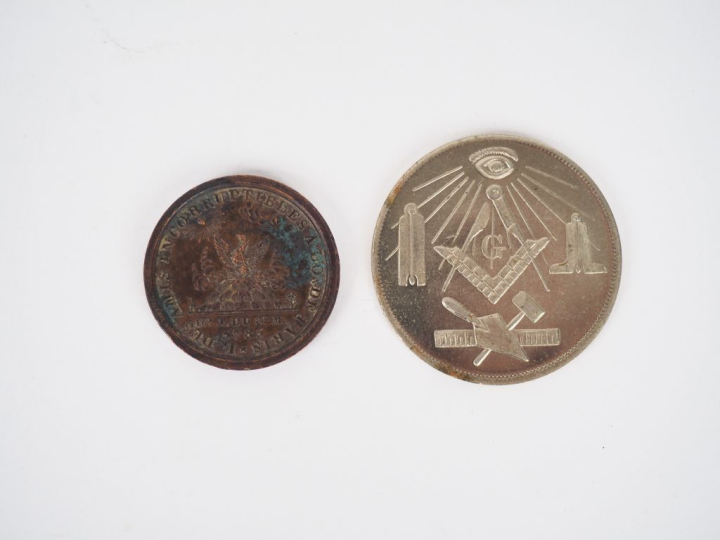 Médaille maçonnique, Orient de Paris loge "les amis incorruptibles" 18
