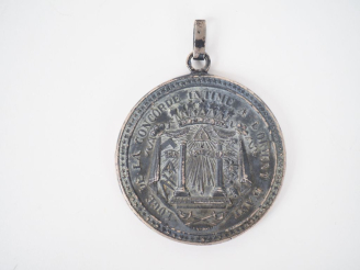 Vente aux enchères Médaille maçonnique, Orient d'Apt "la concorde intime".