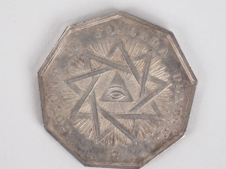 Médaille maçonnique en argent, Orient de Rouen loge de "la sincère ami