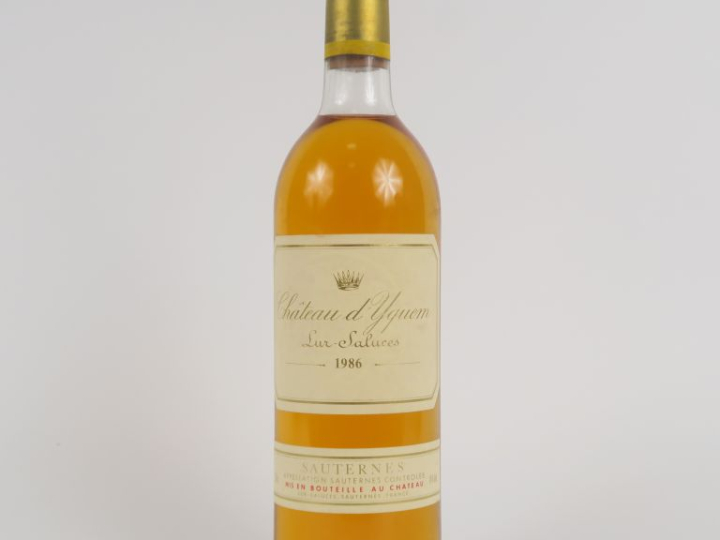 1 BOUTEILLE CHÂTEAU D'YQUEM 1er CCS SAUTERNES - 1986 - BG