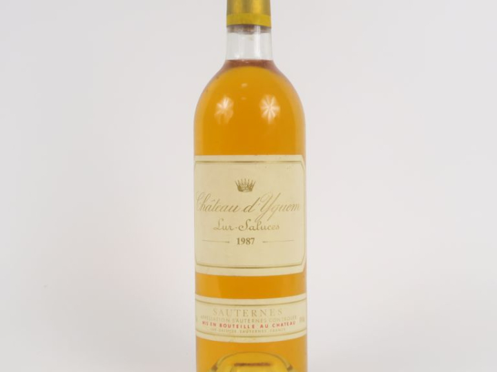 1 BOUTEILLE CHÂTEAU D'YQUEM 1er CCS SAUTERNES - 1987 - BG