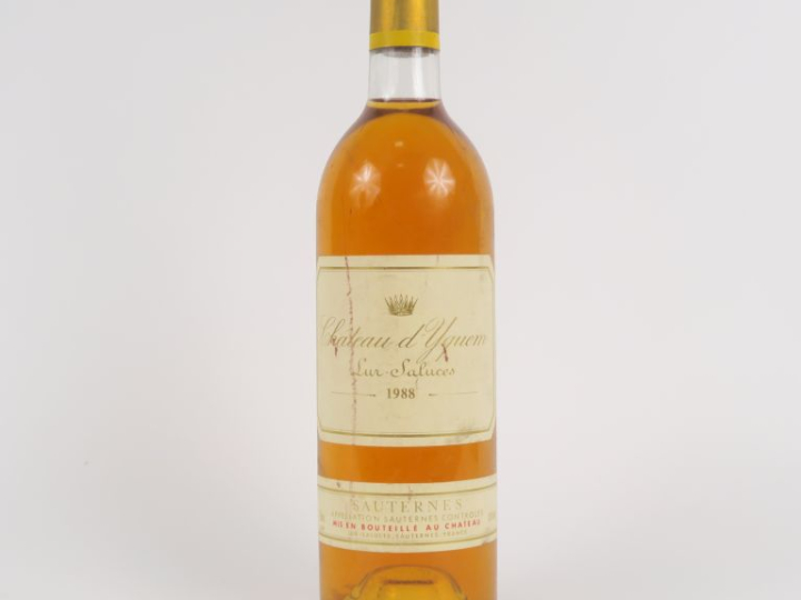 1 BOUTEILLE CHÂTEAU D'YQUEM 1er CCS SAUTERNES - 1988 - BG/ETLT