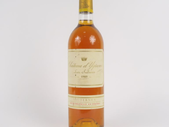 1 BOUTEILLE CHÂTEAU D'YQUEM 1er CCS SAUTERNES - 1989 - ETLT