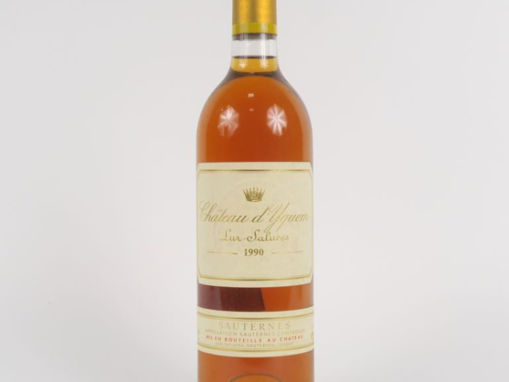 1 BOUTEILLE CHÂTEAU D'YQUEM 1er CCS SAUTERNES - 1990