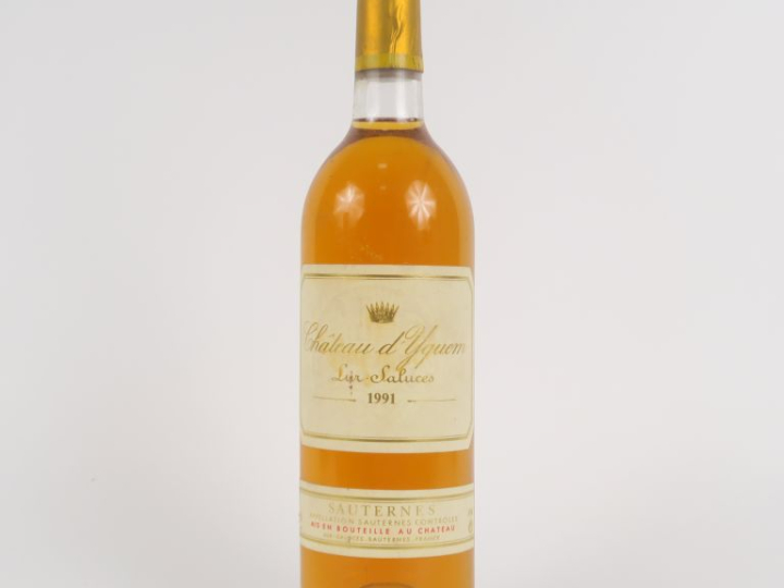 1 BOUTEILLE CHÂTEAU D'YQUEM 1er CCS SAUTERNES - 1991 - BG/ETLT