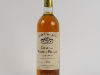 Vente aux enchères 1 BOUTEILLE CHÂTEAU RABAUD PROMIS 1er CC SAUTERNES - 1995