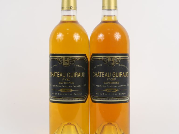 2 BOUTEILLES CHÂTEAU GUIRAUD 1er CC SAUTERNES - 1997