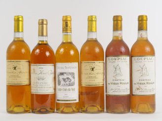 Vente aux enchères 6 BOUTEILLES SAUTERNES DIVERS