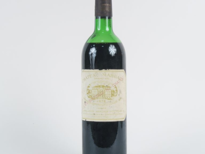 1 BOUTEILLE CHÂTEAU MARGAUX 1er GCC MARGAUX - 1978 - BEP/ETLA/EF