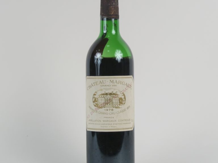 1 BOUTEILLE CHÂTEAU MARGAUX 1er GCC MARGAUX - 1978 - BEP/ETLA/EF/CAPS 