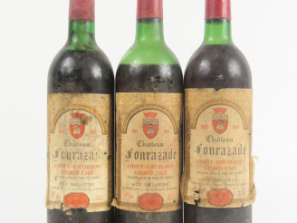 Vente aux enchères 3 BOUTEILLES CHÂTEAU FONRAZADE GC ST EMILION - 1983 - 1 LB/1 HEP/1 BEP