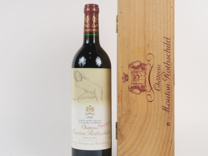 1 BOUTEILLE CHÂTEAU MOUTON ROTHSCHILD 1er GCC PAUILLAC - 1993 - CBO/PA