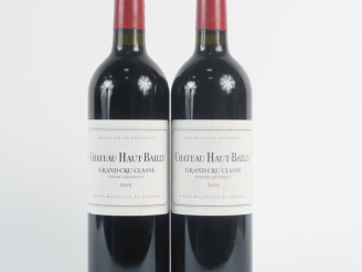 Vente aux enchères 2 BOUTEILLES CHÂTEAU HAUT BAILLY GCC GRAVES - 2005