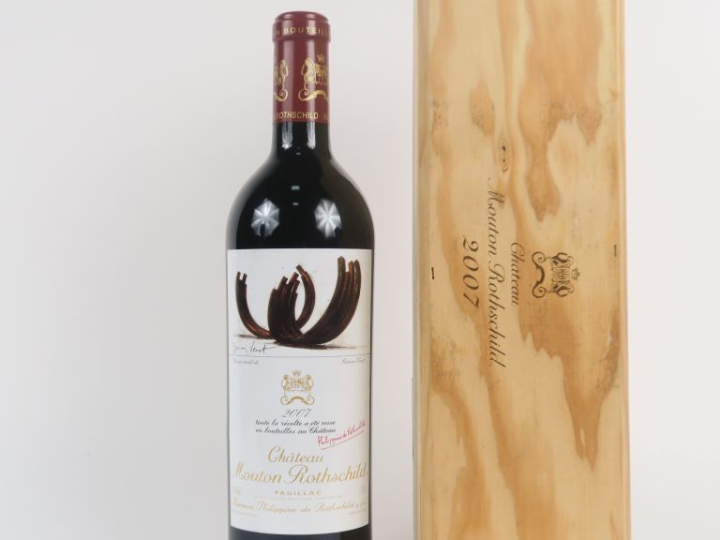 1 BOUTEILLE CHÂTEAU MOUTON ROTHSCHILD 1er GCC PAUILLAC - 2007 - CBO/PA