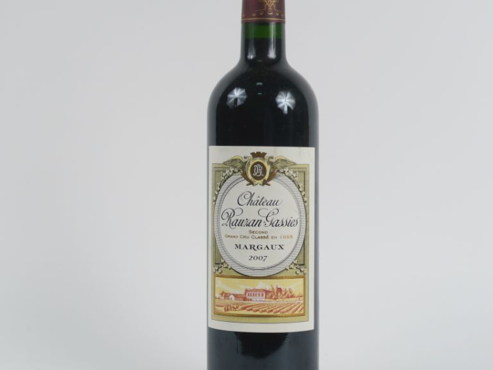 1 BOUTEILLE CHÂTEAU RAUZAN GASSIES GCC MARGAUX - 2007
