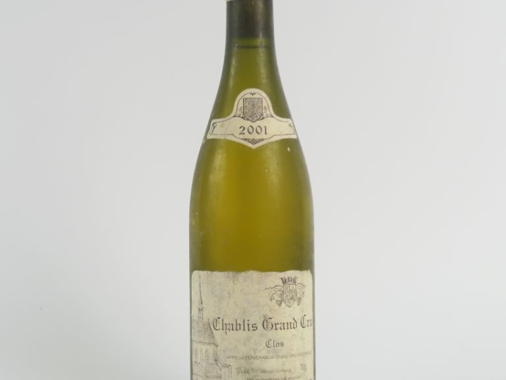 1 BOUTEILLE CHABLIS GC 'CLOS' DOMAINE FRANCOIS RAVENEAU - 2001 - EF/CA