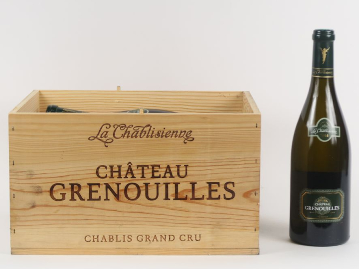 6 BOUTEILLES CHABLIS GC 'CHÂTEAU GRENOUILLES' LA CHABLISIENNE - 2014 -