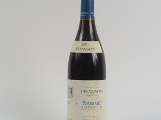 Vente aux enchères 1 BOUTEILLE POMMARD 1er CRU 'CLOS BLANC' CHANSON - 2001
