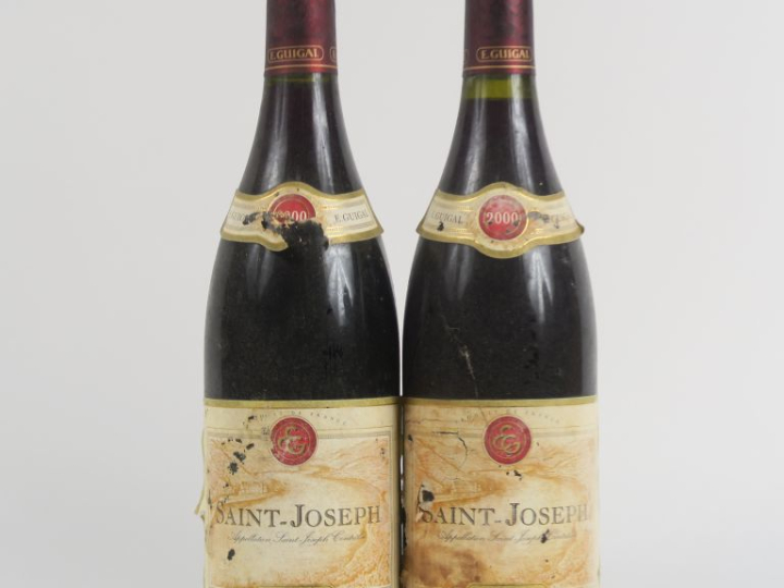 2 BOUTEILLES SAINT JOSEPH E. GUIGAL - 2000 - EA