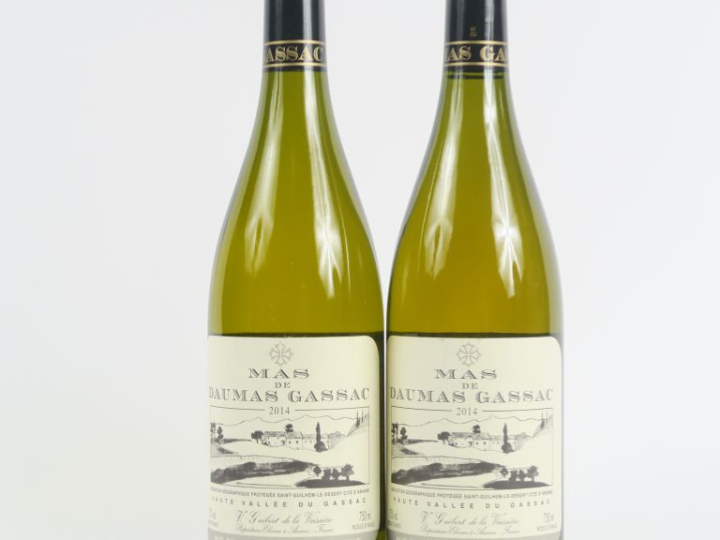 2 BOUTEILLES MAS DE DAUMAS GASSAC BLANC - 2014
