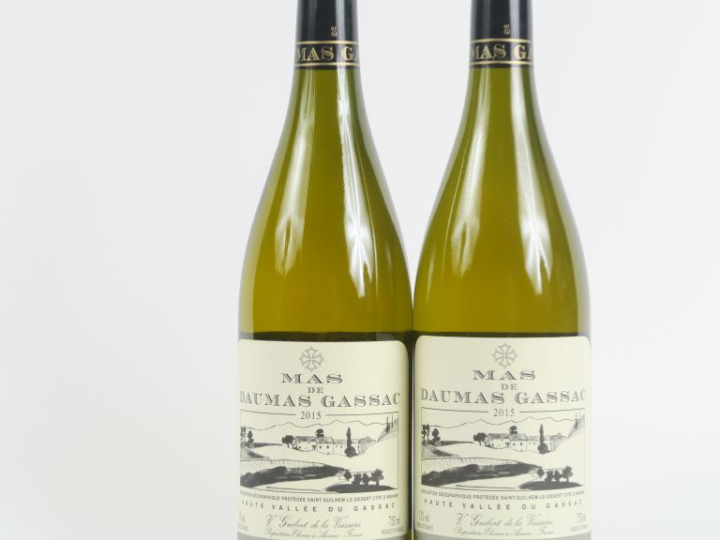 2 BOUTEILLES MAS DE DAUMAS GASSAC BLANC - 2015