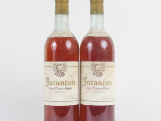 Vente aux enchères 2 BOUTEILLES CLOS CANCAILLAÜ 'CRÈME DE TÊTE' JURANCON - 1977 - LB