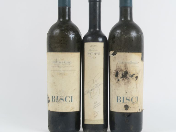 3 BOUTEILLES : 2 BISCI VERDICCHIO DI MATELICA 1990 1 EA - 1 EDELGRUND 