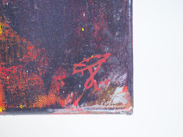 William DUTHEIL-BENICHOUX. (Afeto_K_). "Abysse de vie".  Huile sur toi