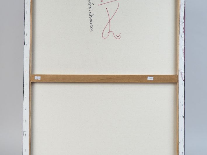 William DUTHEIL-BENICHOUX. (Afeto_K_). "Haut gris".  Huile sur toile. 