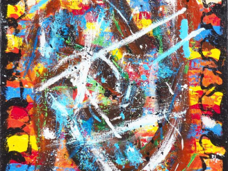 Vente aux enchères William DUTHEIL-BENICHOUX. (Afeto_K_). "Pulsion d’antan".  Huile sur t