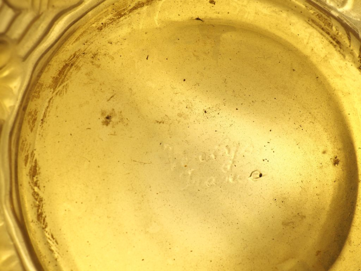 Bougeoir double en cristal Signé Flacon de parfum en verre ou cristal 