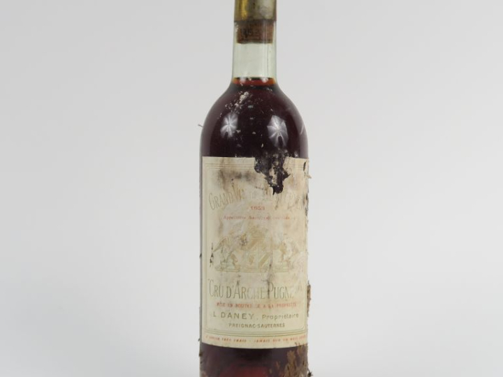 1 BOUTEILLE CRU D'ARCHE PUGNEAU SAUTERNES - 1953 - BG/EA