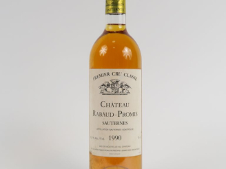 Vente aux enchères 1 BOUTEILLE CHÂTEAU RABAUD PROMIS 1er CC SAUTERNES - 1990