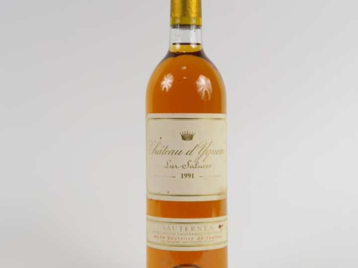 1 BOUTEILLE CHÂTEAU D'YQUEM 1er CCS SAUTERNES - 1991 - BG/ETLT