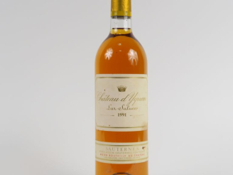 Vente aux enchères 1 BOUTEILLE CHÂTEAU D'YQUEM 1er CCS SAUTERNES - 1991 - BG/ETLT