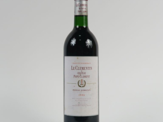 Vente aux enchères 1 BOUTEILLE LE CLÉMENTIN DU CHÂTEAU PAPE CLÉMENT GRAVES - 1986