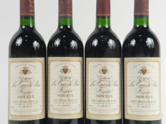 Vente aux enchères 4 BOUTEILLES CHÂTEAU LA TOUR DU PIN FIGEAC GC ST EMILION - 1993