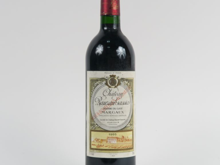 1 BOUTEILLE CHÂTEAU RAUZAN GASSIES GCC MARGAUX - 1995